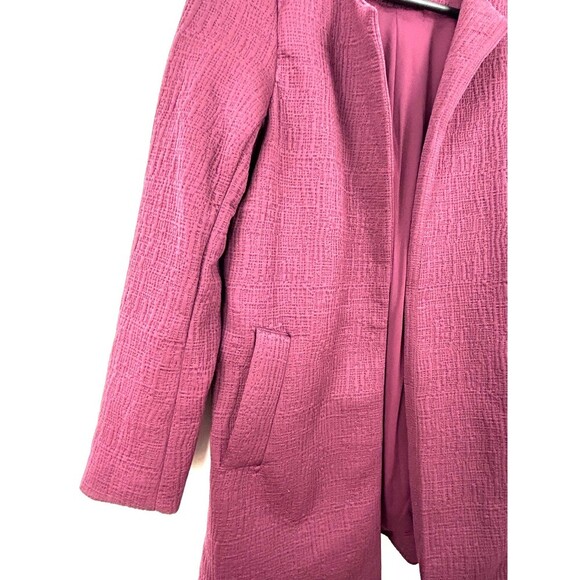 Carolina Belle Montreal Open Front Jacket Cardigan Maroon Sz M 1124H - Picture 7 of 12